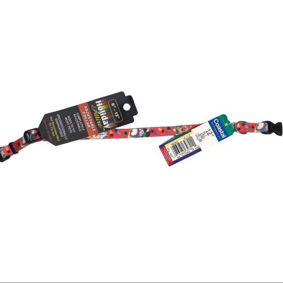 NWT Holiday Attire Dog Collar & Leash Set - Picture 2 of 11